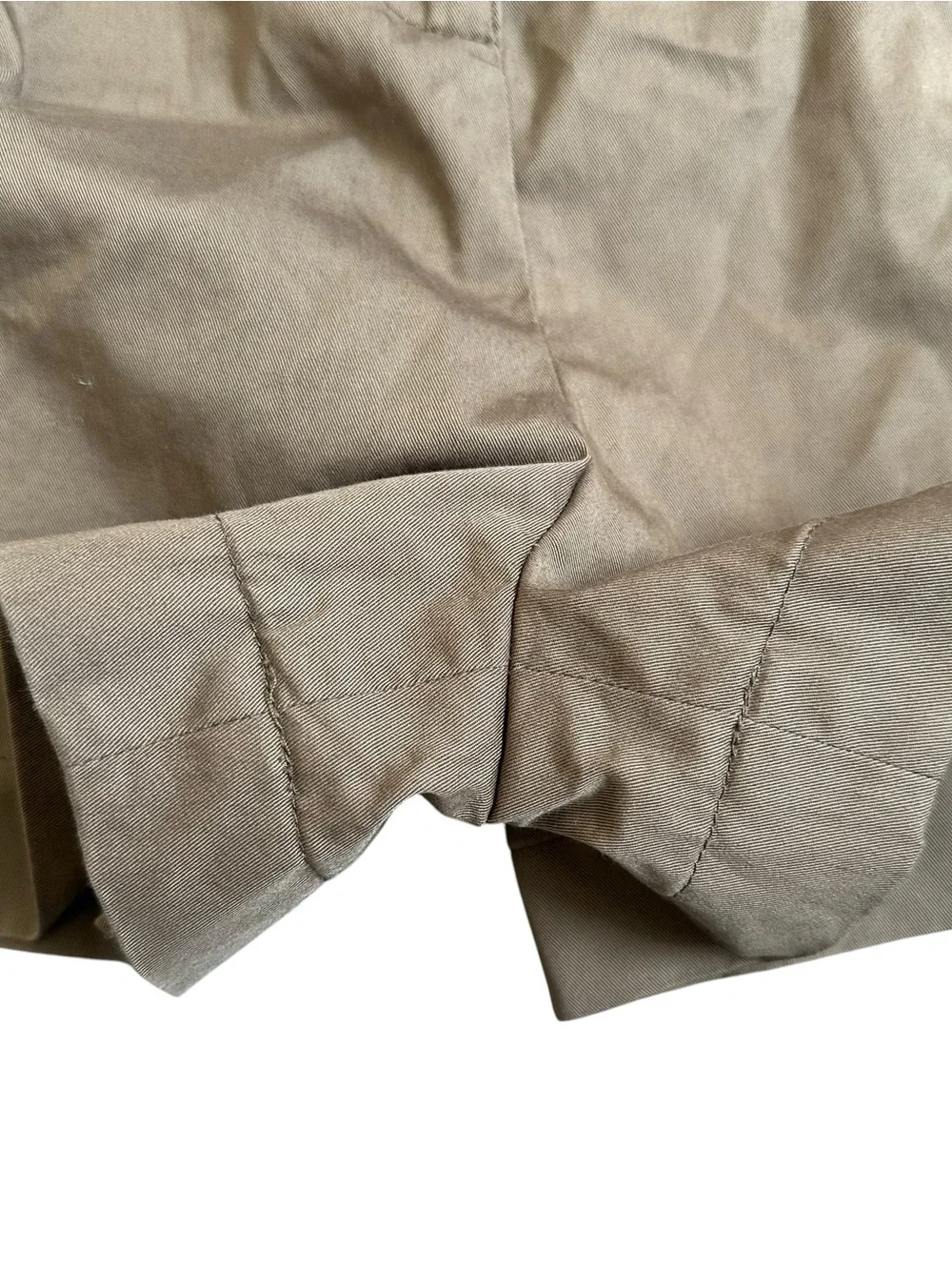 Ba&sh “Kook” Taupe Green Paperbag Belted Dressy Shorts Size Small